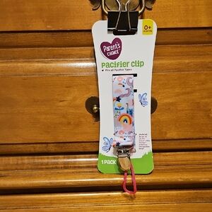 Colorful Pacifier Clip